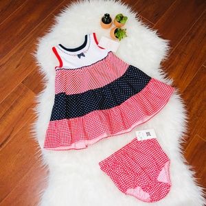 NWT Jessica Ann Dress Size 24M Two Piece Girls